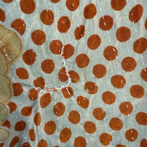 Kantha Bae Vintage Cotton Ruana - Picture 11 of 13